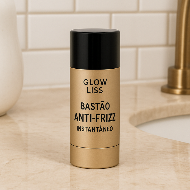GlowLiss – Bastão Anti-Frizz Instantâneo