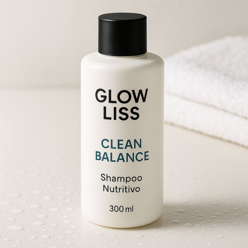 Shampoo Nutritivo Glow Liss Clean Balance