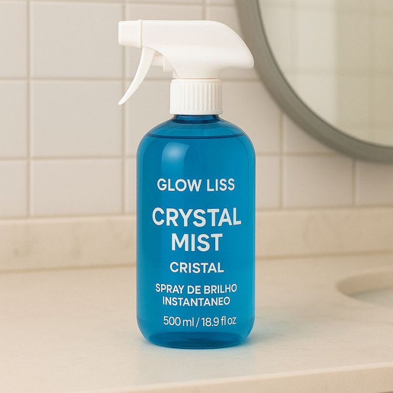 Spray de Brilho Instantâneo Glow Liss Crystal