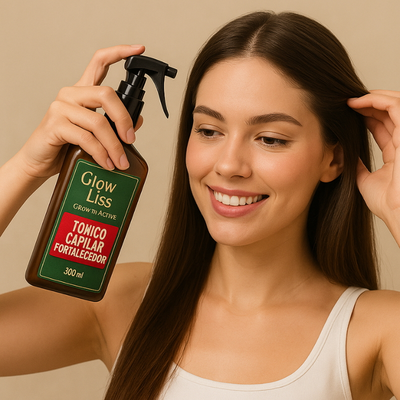 Tônico Capilar Fortalecedor Glow Liss Growth Active